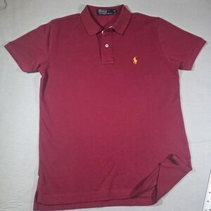 NWT Polo by Ralph Lauren Men's Maroon Polo Shirt Mens S NWT 100% Cotton